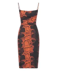 Roberto Cavalli Midi-Kleid Orange