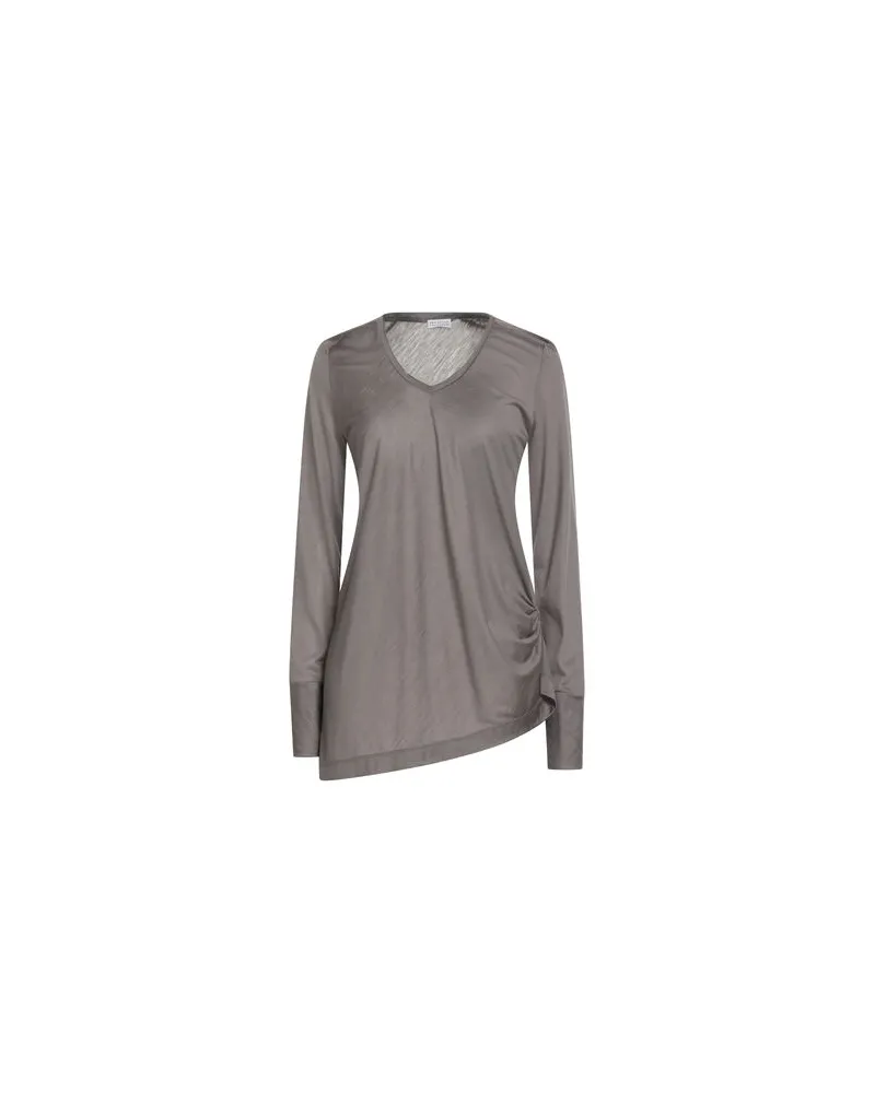 Brunello Cucinelli TOPS - T-shirtsauf YOOX.COM Grau