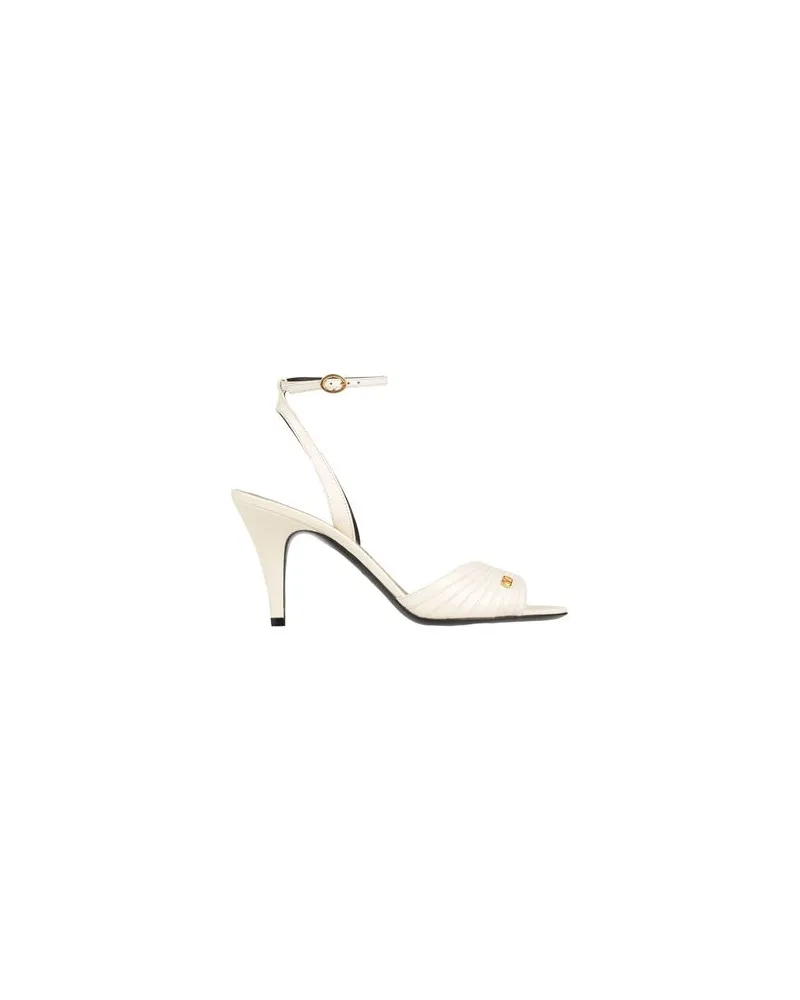 Valentino Garavani SCHUHE - Sandalenauf YOOX.COM Cremeweiß