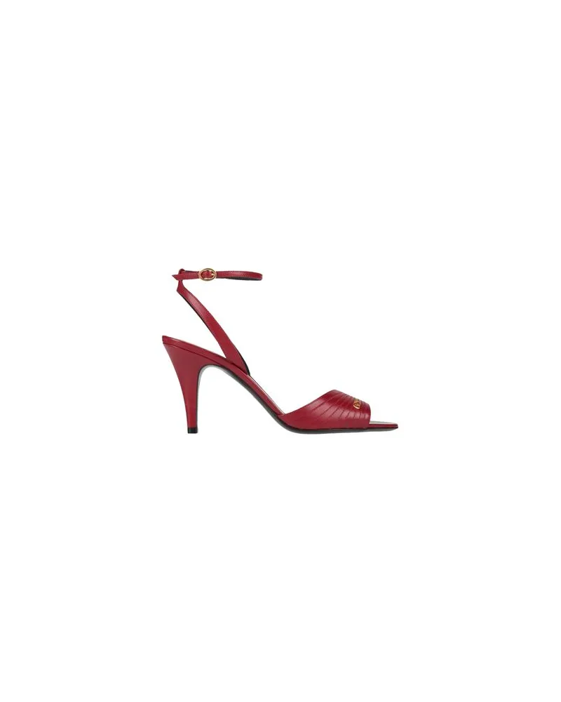 Valentino Garavani SCHUHE - Sandalenauf YOOX.COM Rot