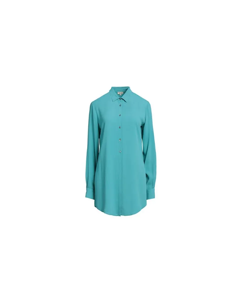 Her Shirt Her Dress TOPS - Hemdenauf YOOX.COM Tūrkis