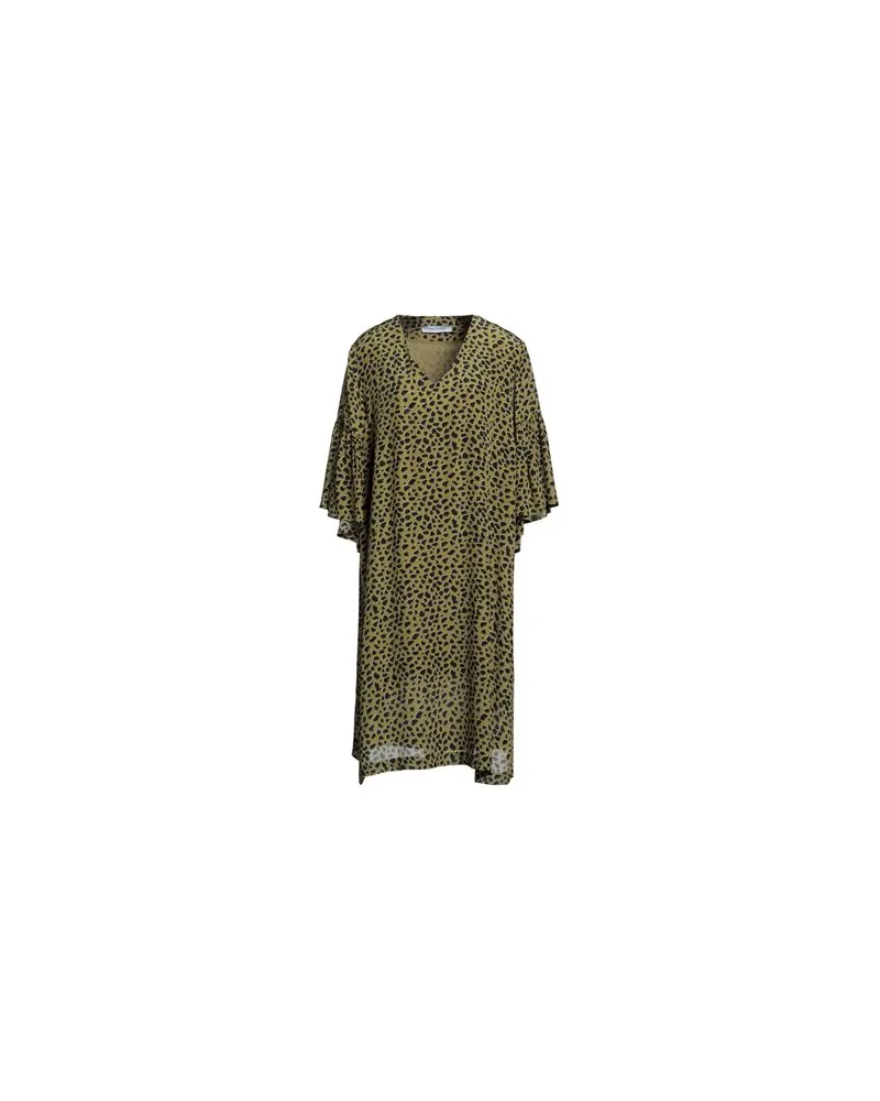 Emma & Gaia KLEIDER - Midi-Kleiderauf YOOX.COM Militärgrün