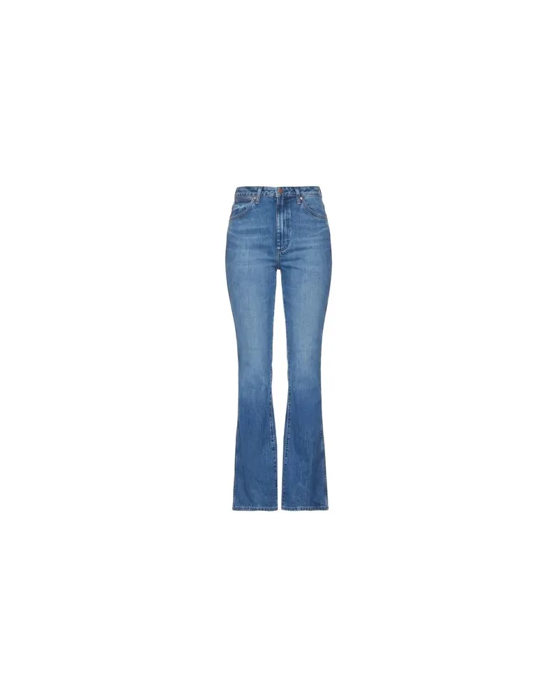 Wrangler HOSEN & RÖCKE - Jeanshosenauf YOOX.COM Blau