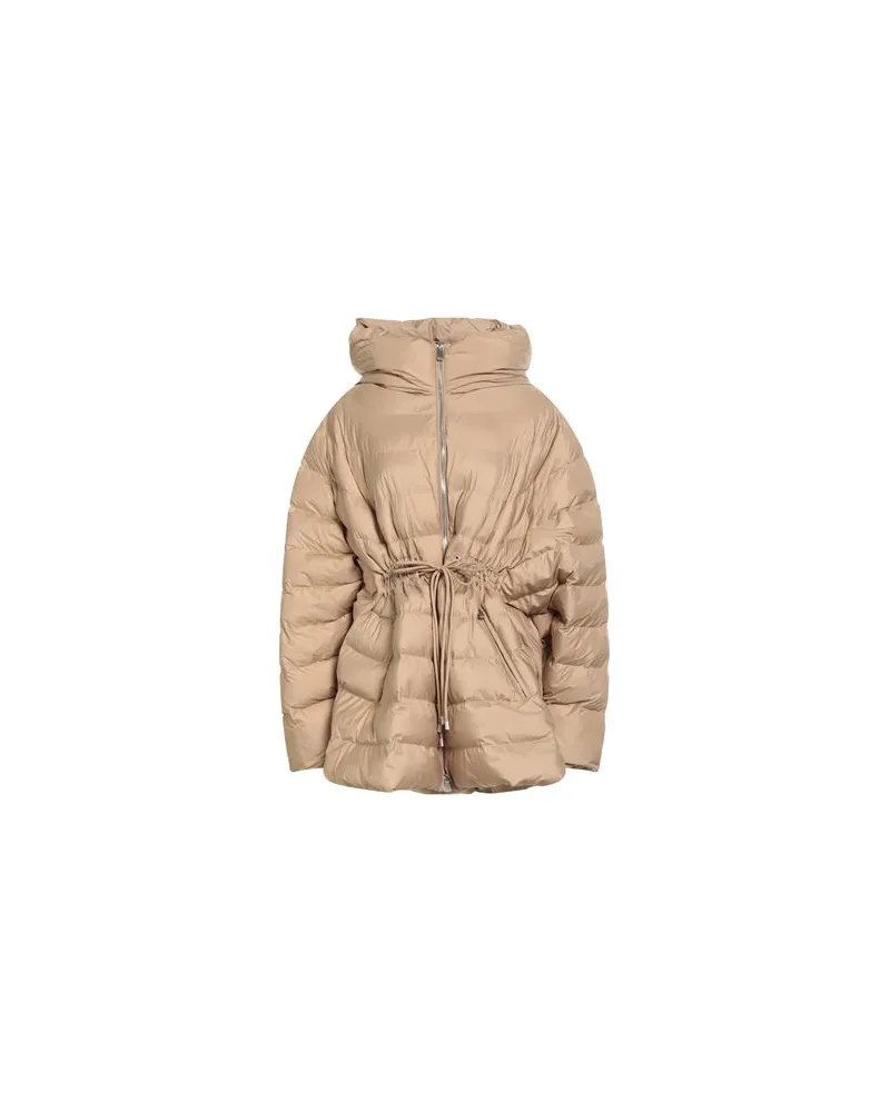 Pinko JACKEN & MÄNTEL - Pufferjacken & Daunenjackenauf YOOX.COM Sand