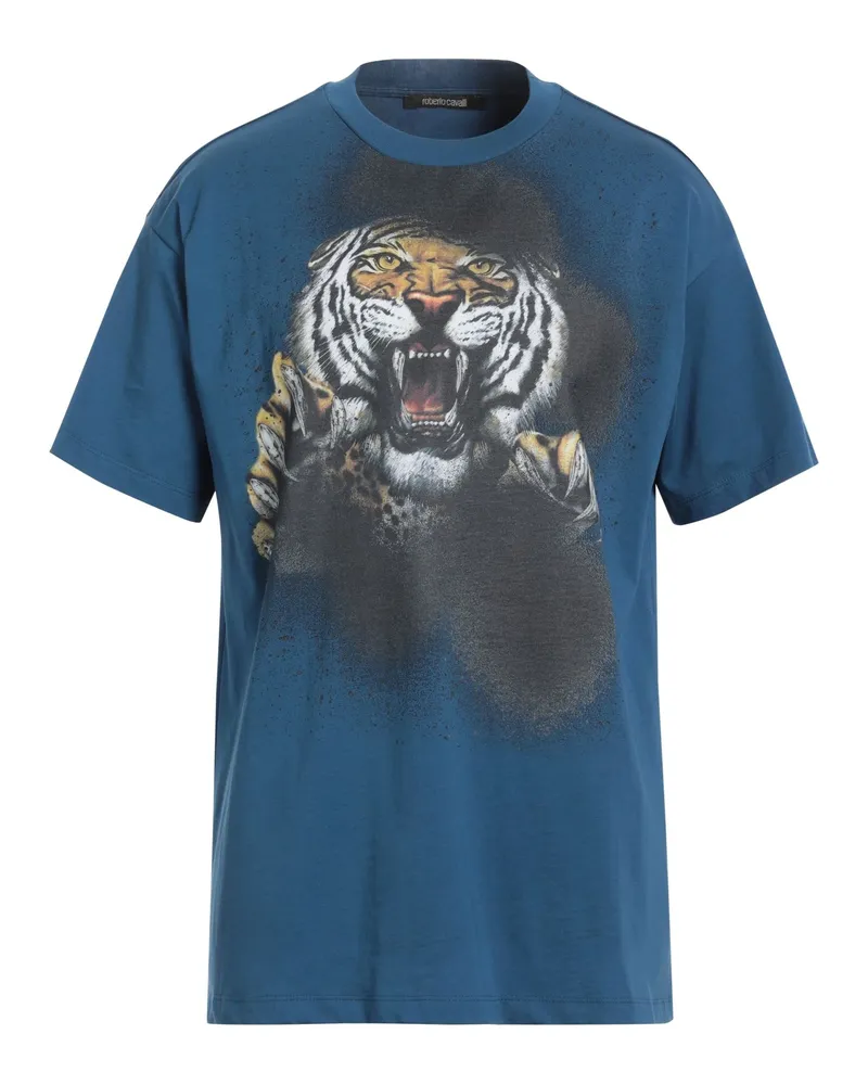 Roberto Cavalli T-shirts Blau