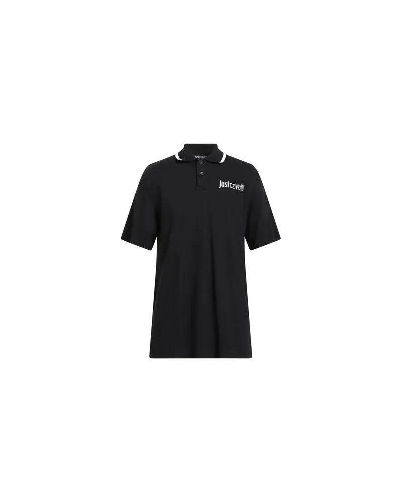Just Cavalli TOPS - Poloshirtsauf YOOX.COM Schwarz