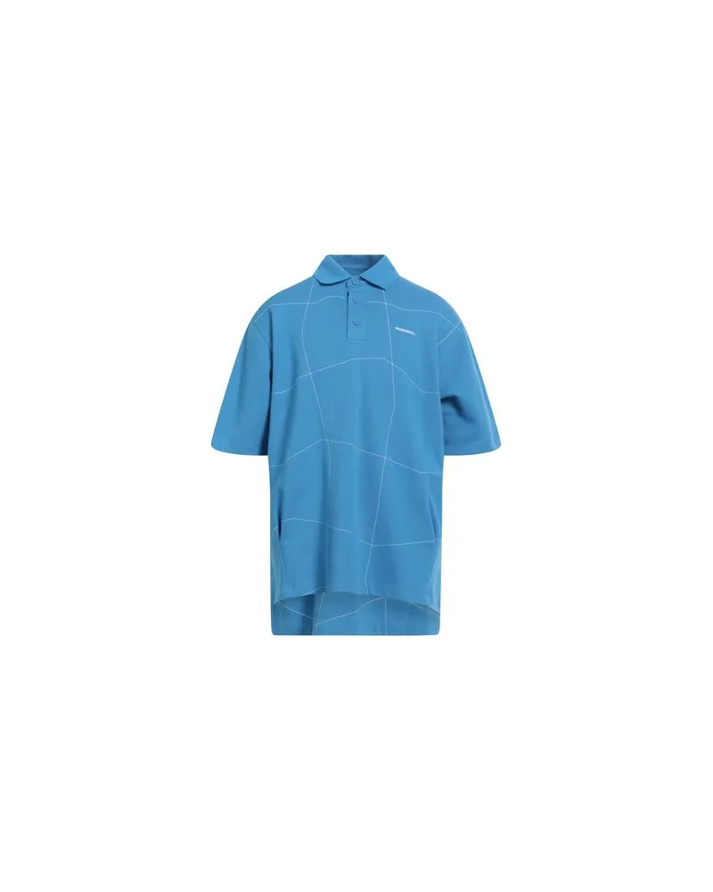 Adererror TOPS - Poloshirtsauf YOOX.COM Azurblau