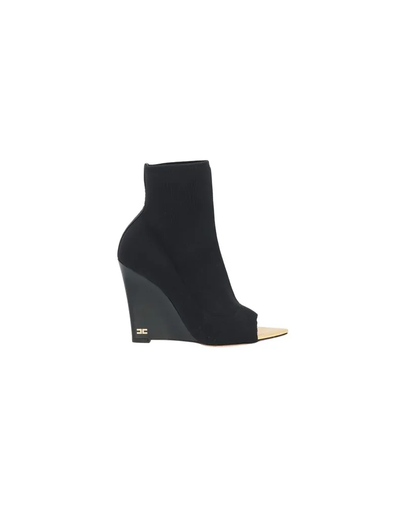 Elisabetta Franchi SCHUHE - Stiefelettenauf YOOX.COM Schwarz