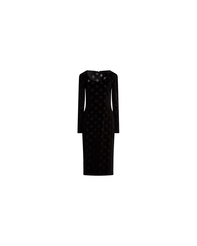 Dolce & Gabbana KLEIDER - Midi-Kleiderauf YOOX.COM Schwarz