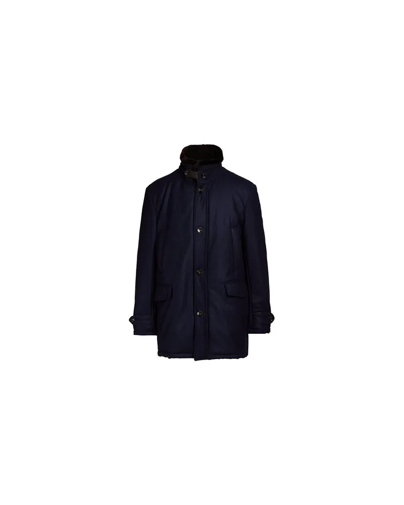 Tombolini JACKEN & MÄNTEL - Mäntelauf YOOX.COM Marineblau
