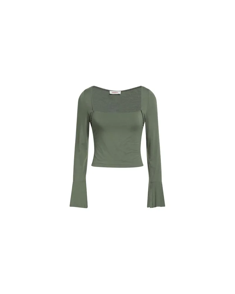 KONTATTO TOPS - Topsauf YOOX.COM Militärgrün