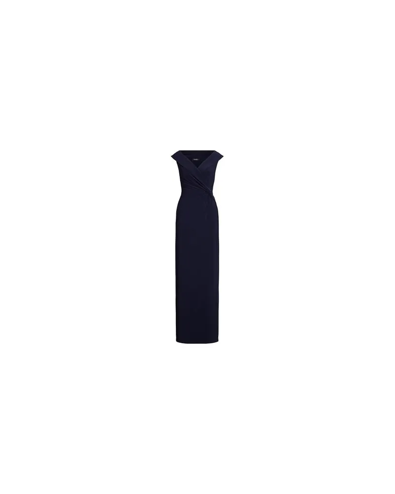 Ralph Lauren JERSEY OFF-THE-SHOULDER GOWN  - KLEIDER - Maxi-Kleiderauf YOOX.COM Nachtblau