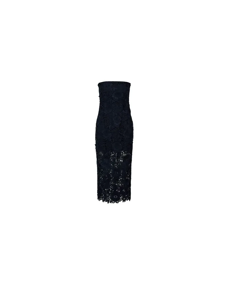 ROTATE Birger Christensen KLEIDER - Midi-Kleiderauf YOOX.COM Nachtblau