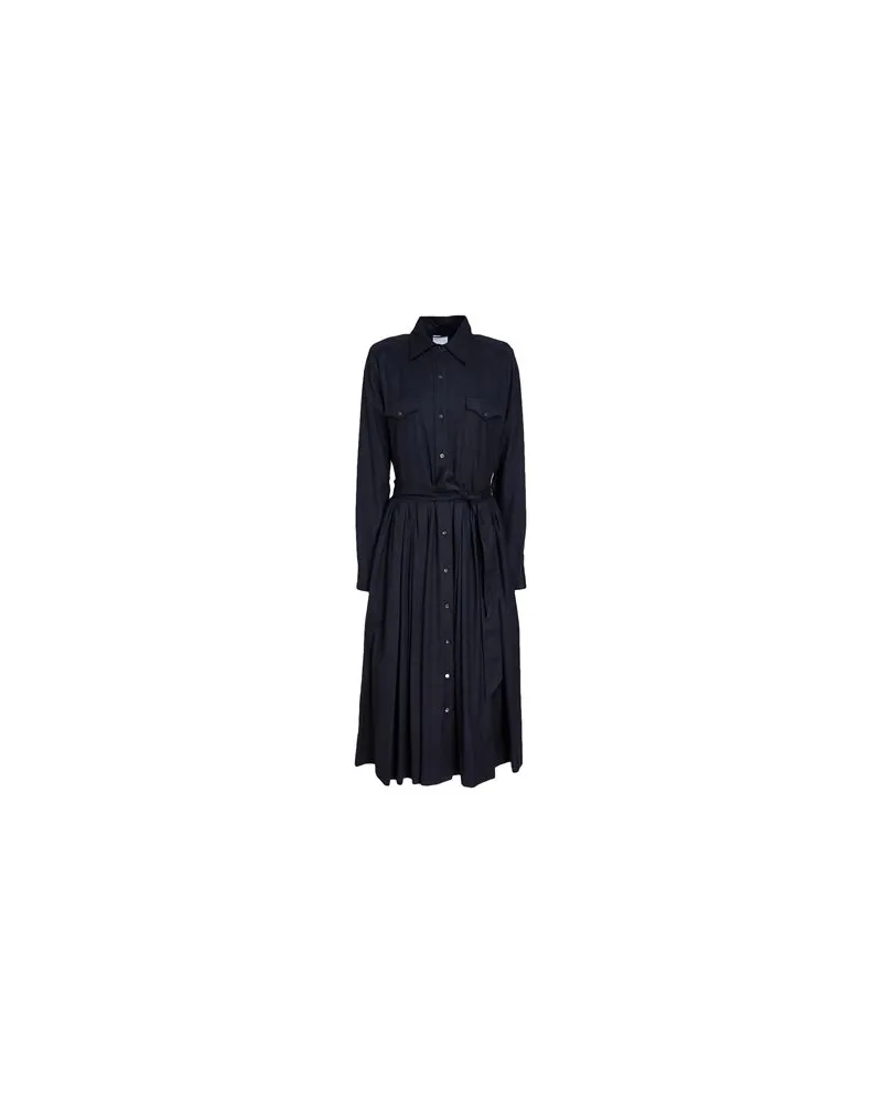 Sara Roka KLEIDER - Midi-Kleiderauf YOOX.COM Nachtblau