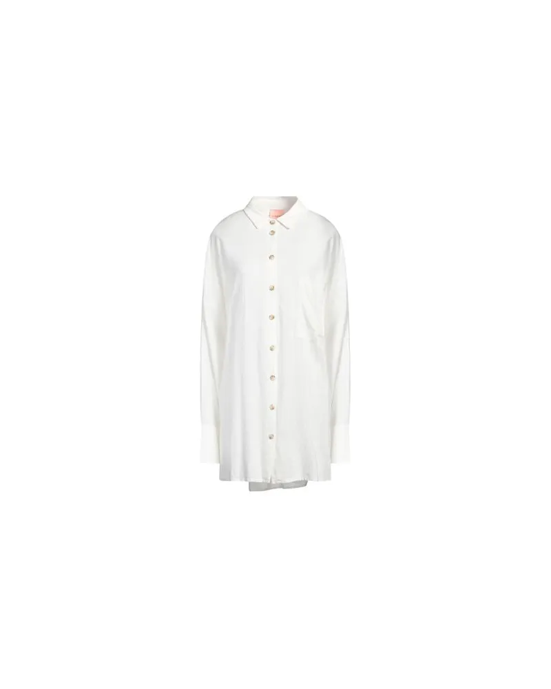 La Semaine Paris TOPS - Hemdenauf YOOX.COM Weiß
