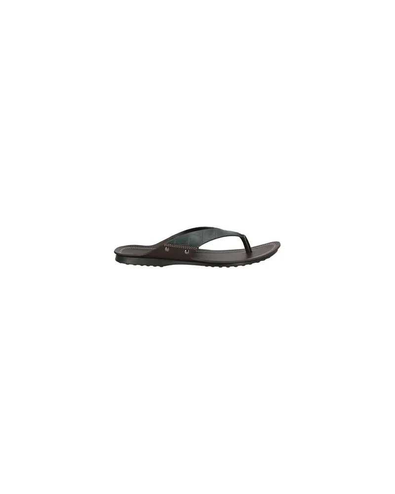 TOD'S SCHUHE - Zehentrennerauf YOOX.COM Dunkelgrün
