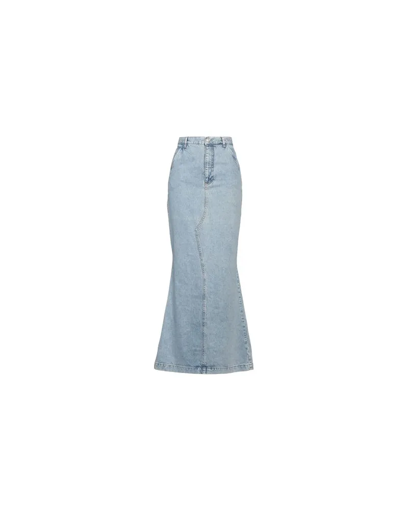 Moschino HOSEN & RÖCKE - Jeansröckeauf YOOX.COM Blau
