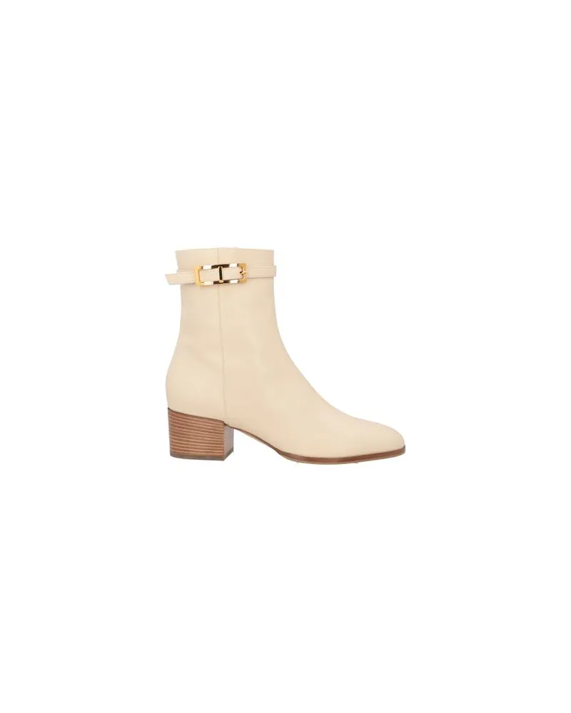 Sergio Rossi SCHUHE - Stiefelettenauf YOOX.COM Cremeweiß