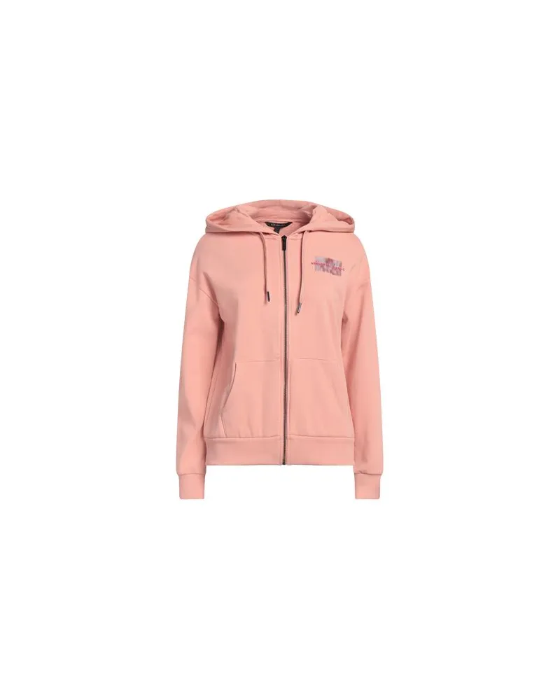 Armani Exchange TOPS - Sweatshirtsauf YOOX.COM Lachs