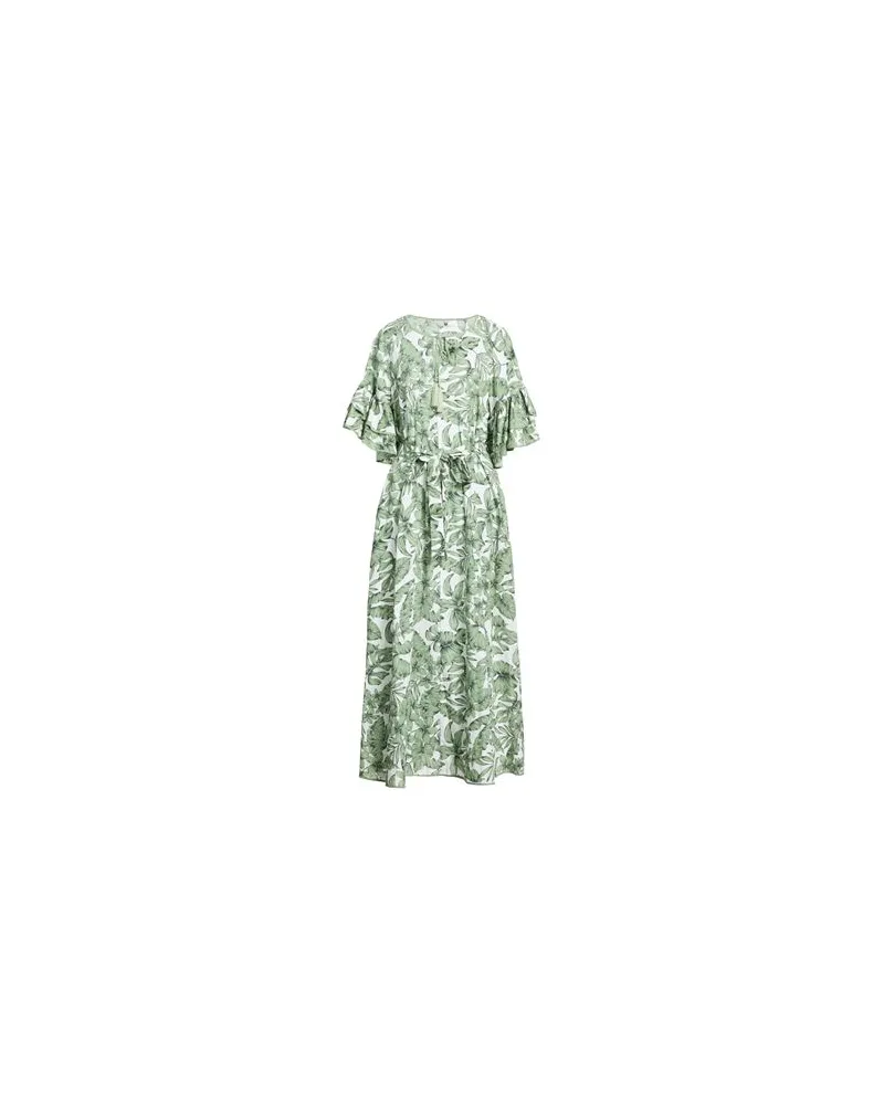 Twin-Set KLEIDER - Maxi-Kleiderauf YOOX.COM Salbeigrün