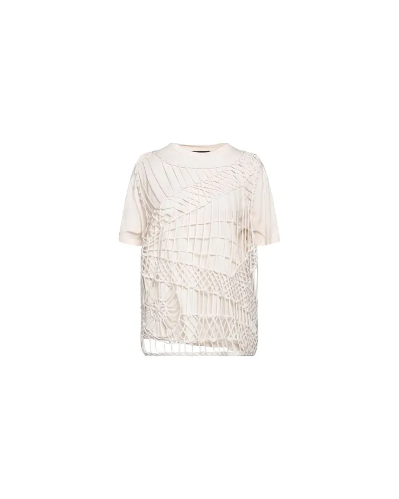 Fabiana Filippi TOPS - T-shirtsauf YOOX.COM Beige