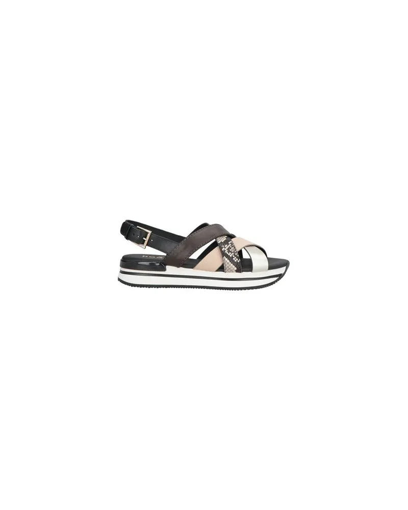 Hogan SCHUHE - Sandalenauf YOOX.COM Dunkelbraun