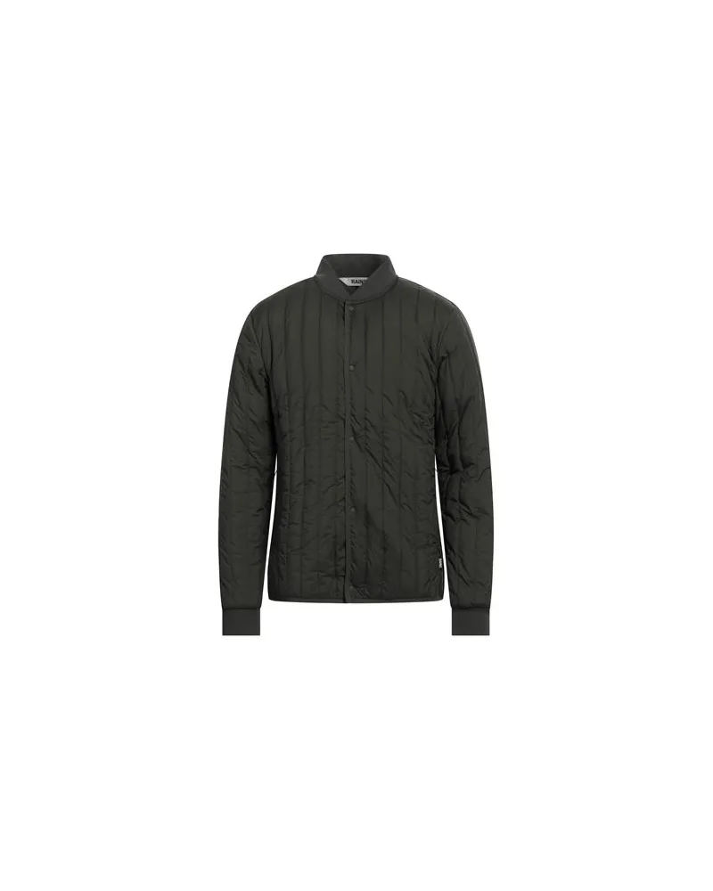 RAINS JACKEN & MÄNTEL - Pufferjacken & Daunenjackenauf YOOX.COM Militärgrün