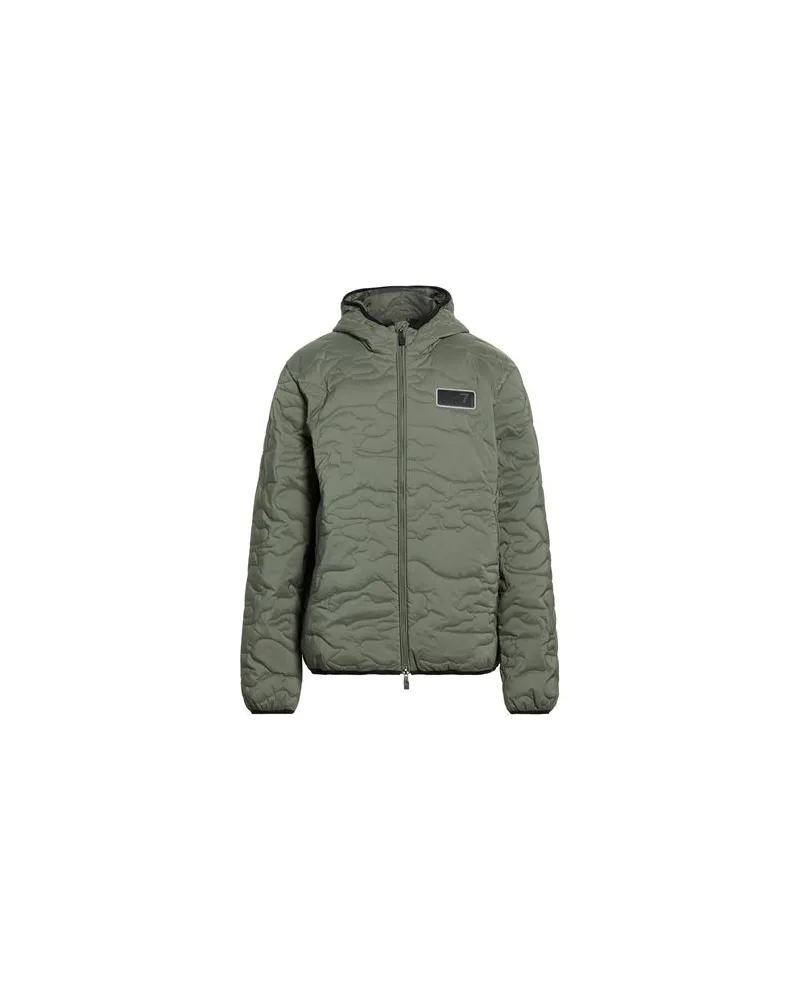 EA7 JACKEN & MÄNTEL - Pufferjacken & Daunenjackenauf YOOX.COM Militärgrün