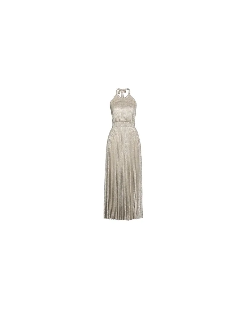 BERNA KLEIDER - Maxi-Kleiderauf YOOX.COM Beige