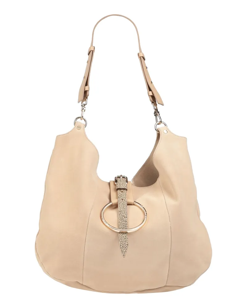 Borbonese Schultertasche Beige