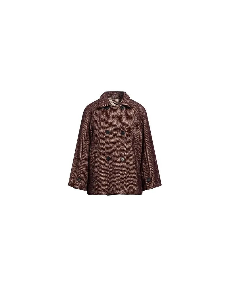 VIOLANTI JACKEN & MÄNTEL - Mäntelauf YOOX.COM Bordeaux