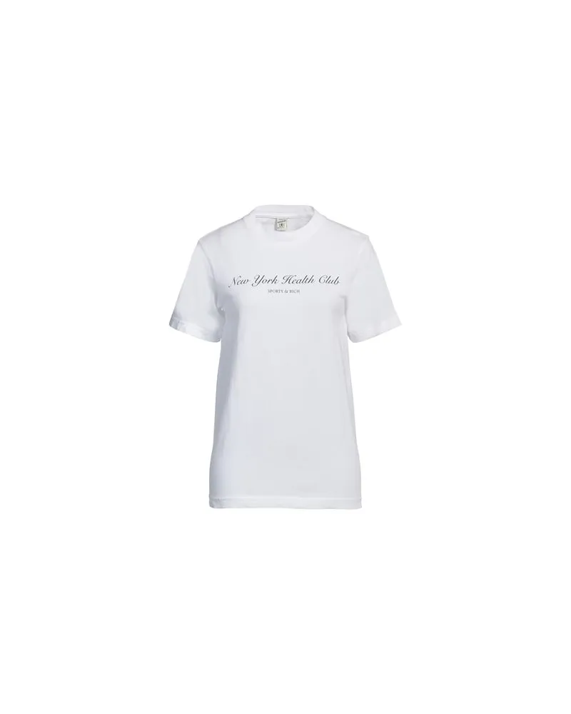 SPORTY & RICH TOPS - T-shirtsauf YOOX.COM Weiß