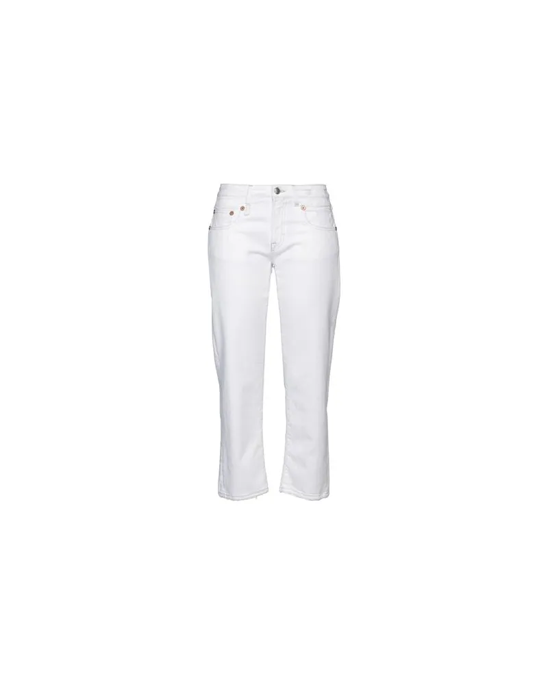 R13 HOSEN & RÖCKE - Jeanshosenauf YOOX.COM Weiß