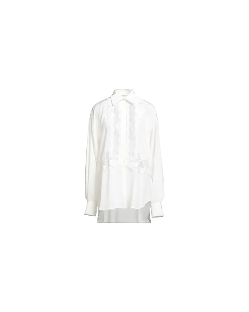 Ermanno Scervino TOPS - Hemdenauf YOOX.COM Weiß