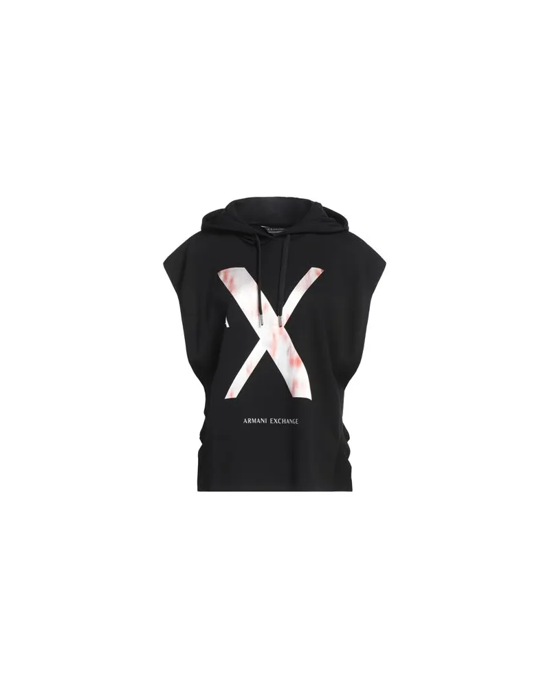 Armani Exchange TOPS - Sweatshirtsauf YOOX.COM Schwarz