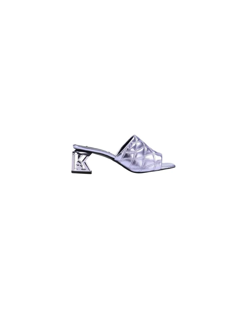 Karl Lagerfeld K-BLOK SQUARE TOE SLIDE  - SCHUHE - Sandalenauf YOOX.COM Malve