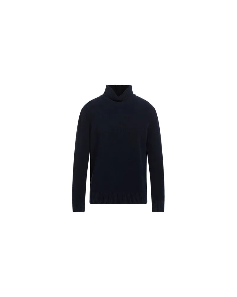Luigi Borrelli STRICKWAREN - Rollkragenpulloverauf YOOX.COM Marineblau