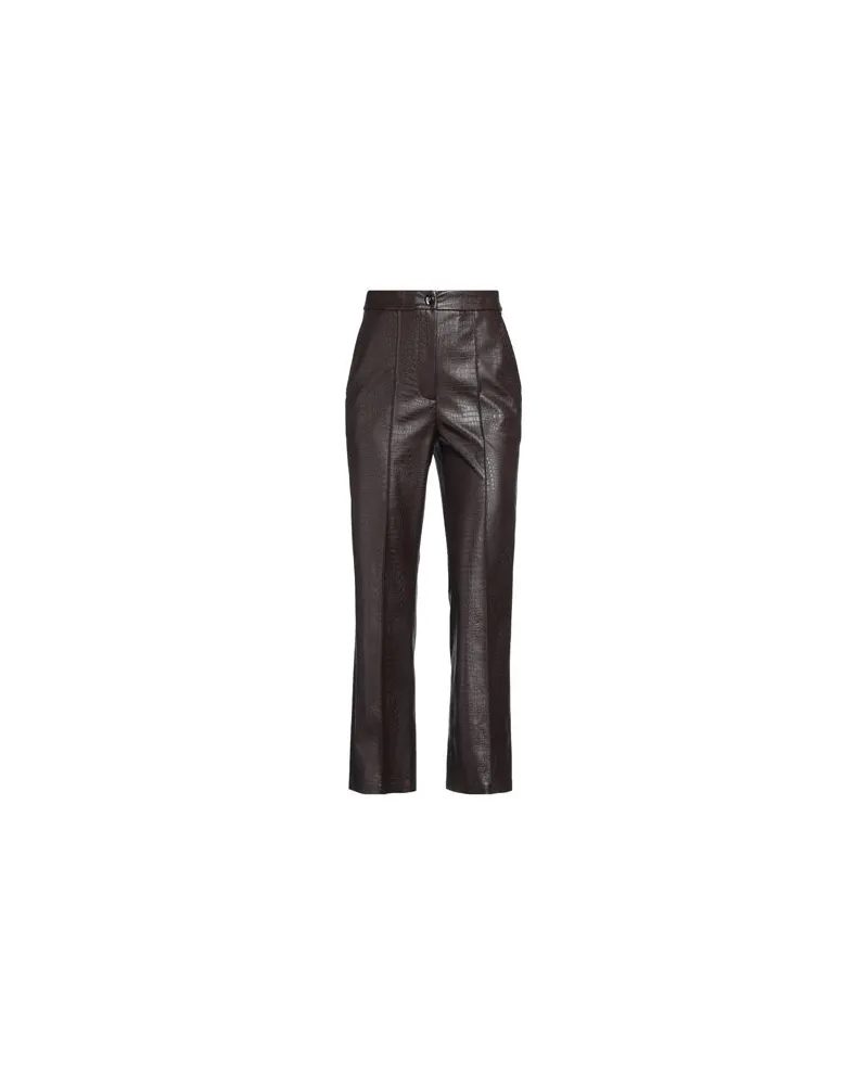 Max Mara LEISURE - HOSEN & RÖCKE - Hosenauf YOOX.COM Schokobraun