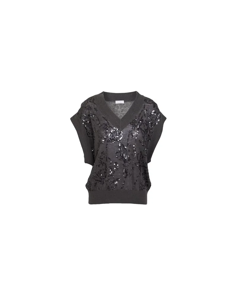 Brunello Cucinelli STRICKWAREN - Pulloverauf YOOX.COM Braungrau