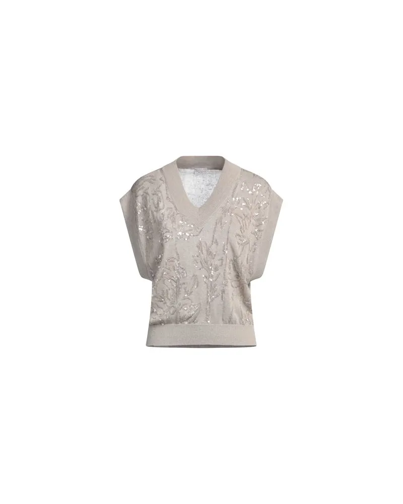 Brunello Cucinelli STRICKWAREN - Pulloverauf YOOX.COM Maulwurfsgrau