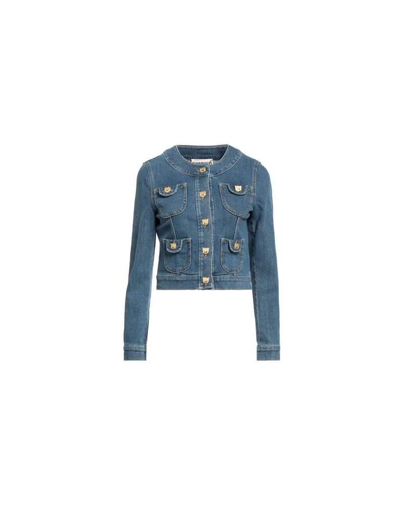 Moschino JACKEN & MÄNTEL - Jeansjacken/Mäntelauf YOOX.COM Blau