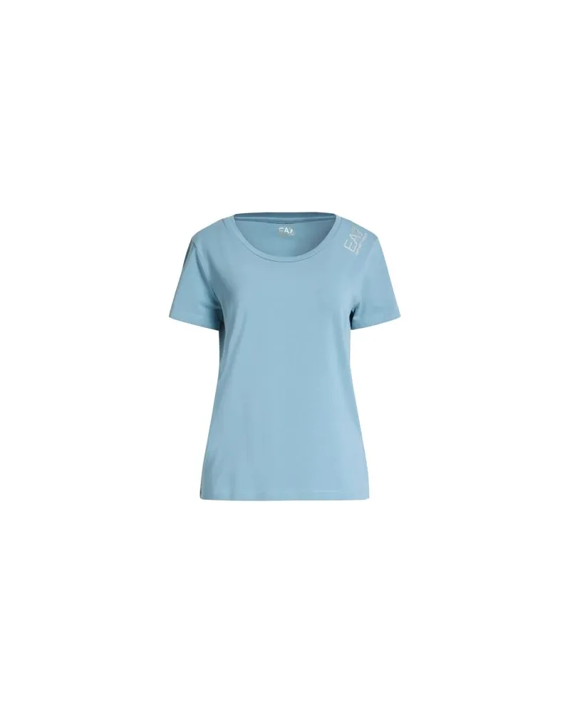 EA7 TOPS - T-shirtsauf YOOX.COM Taubenblau