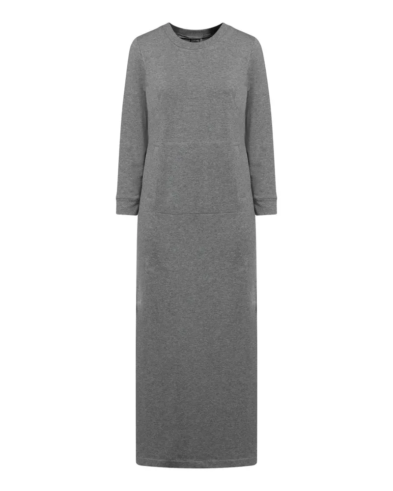 Norma Kamali Maxi-Kleid Grau