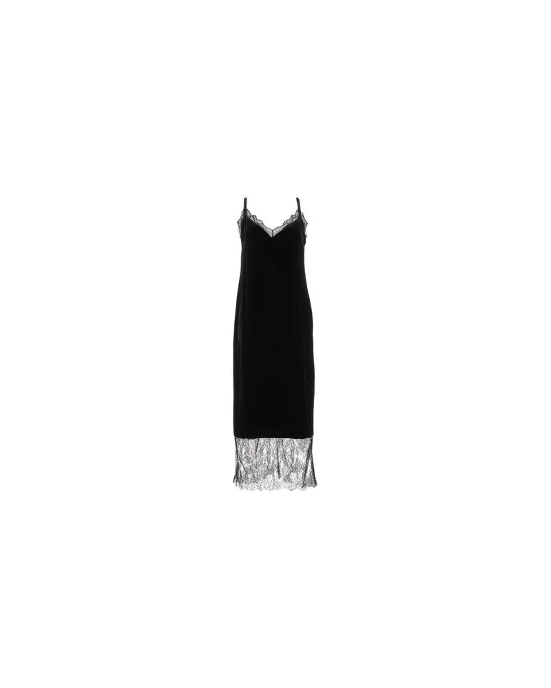 Twin-Set KLEIDER - Maxi-Kleiderauf YOOX.COM Schwarz
