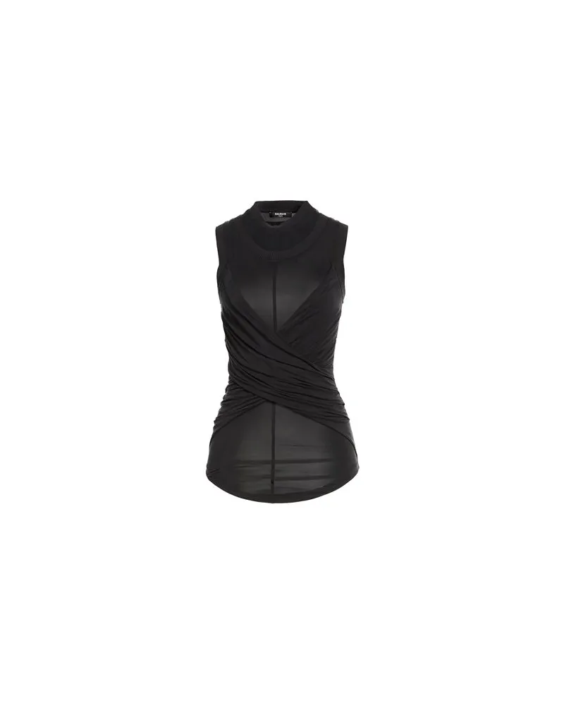 Balmain TOPS - Topsauf YOOX.COM Schwarz