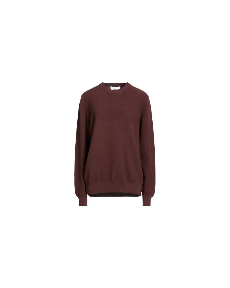 Alpha Studio STRICKWAREN - Pulloverauf YOOX.COM Schokobraun