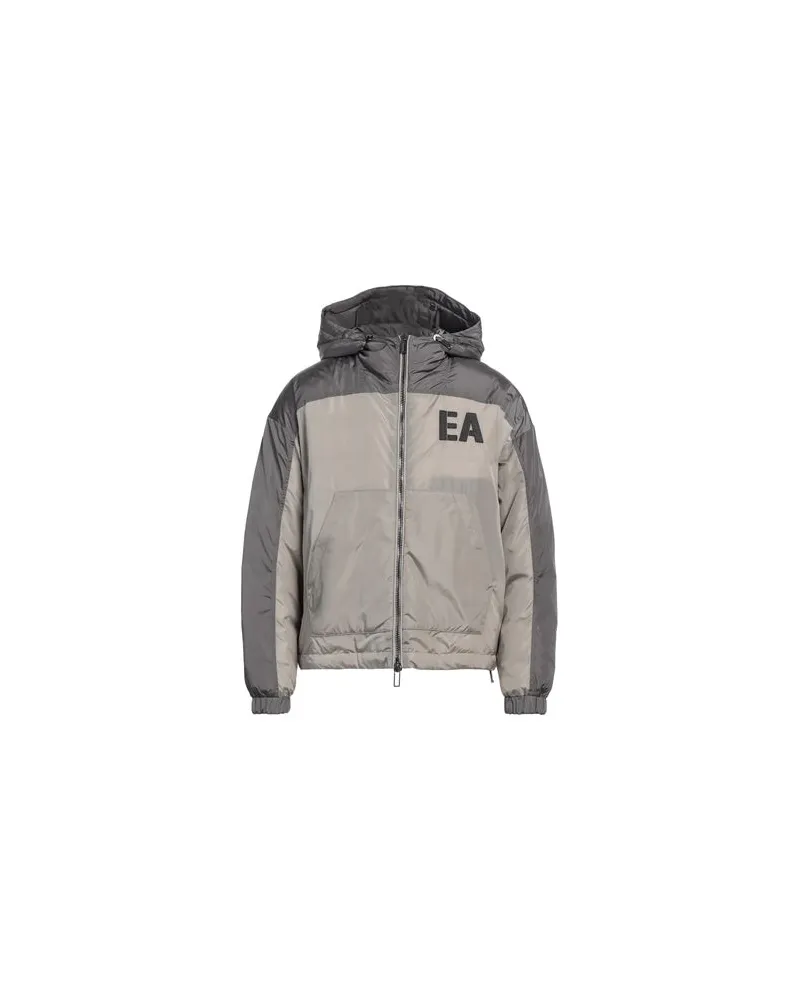 Emporio Armani JACKEN & MÄNTEL - Pufferjacken & Daunenjackenauf YOOX.COM Blei
