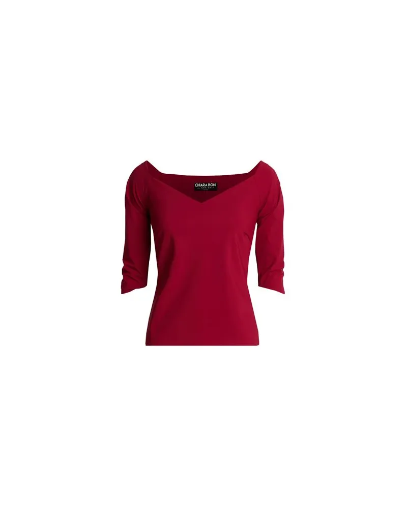 Chiara Boni TOPS - T-shirtsauf YOOX.COM Bordeaux