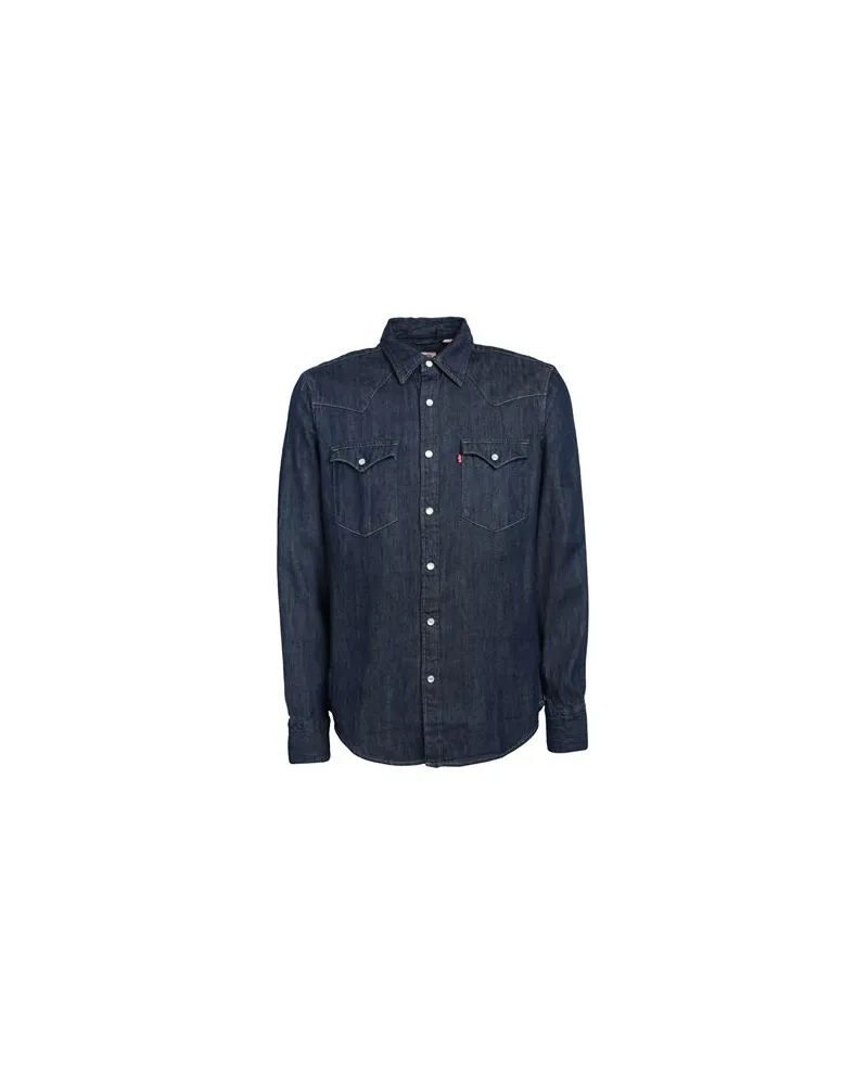 Levi's BARSTOW WESTERN STANDARD  - TOPS - Jeanshemdenauf YOOX.COM Blau