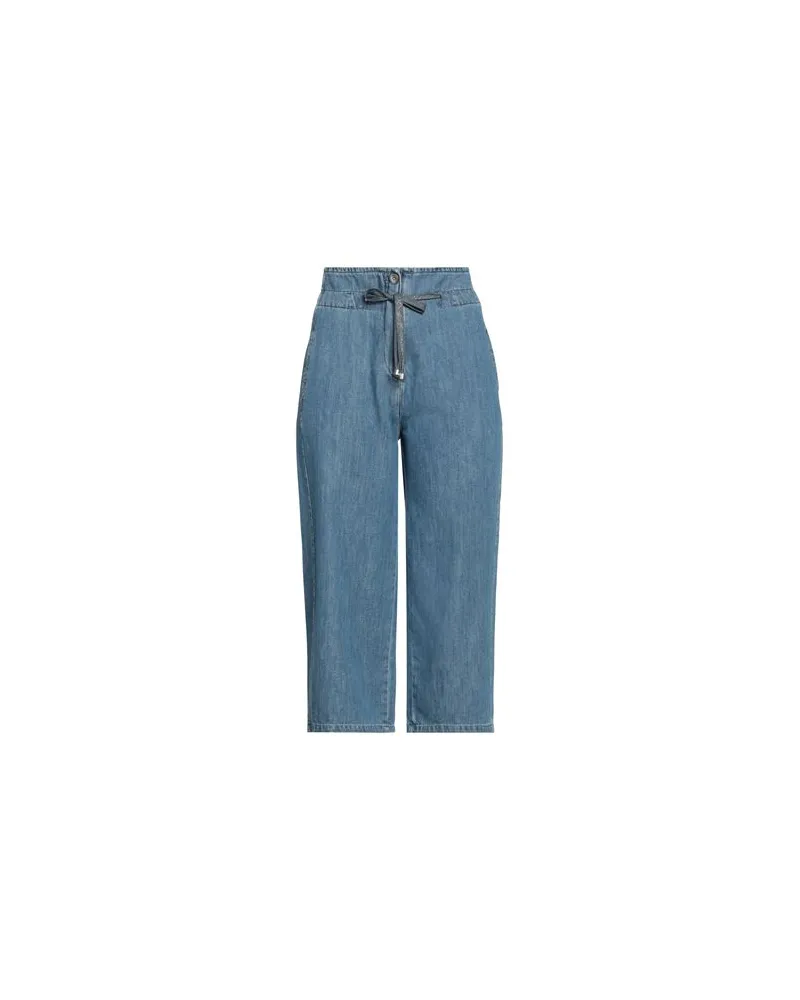 Brand Unique HOSEN & RÖCKE - Jeanshosenauf YOOX.COM Blau